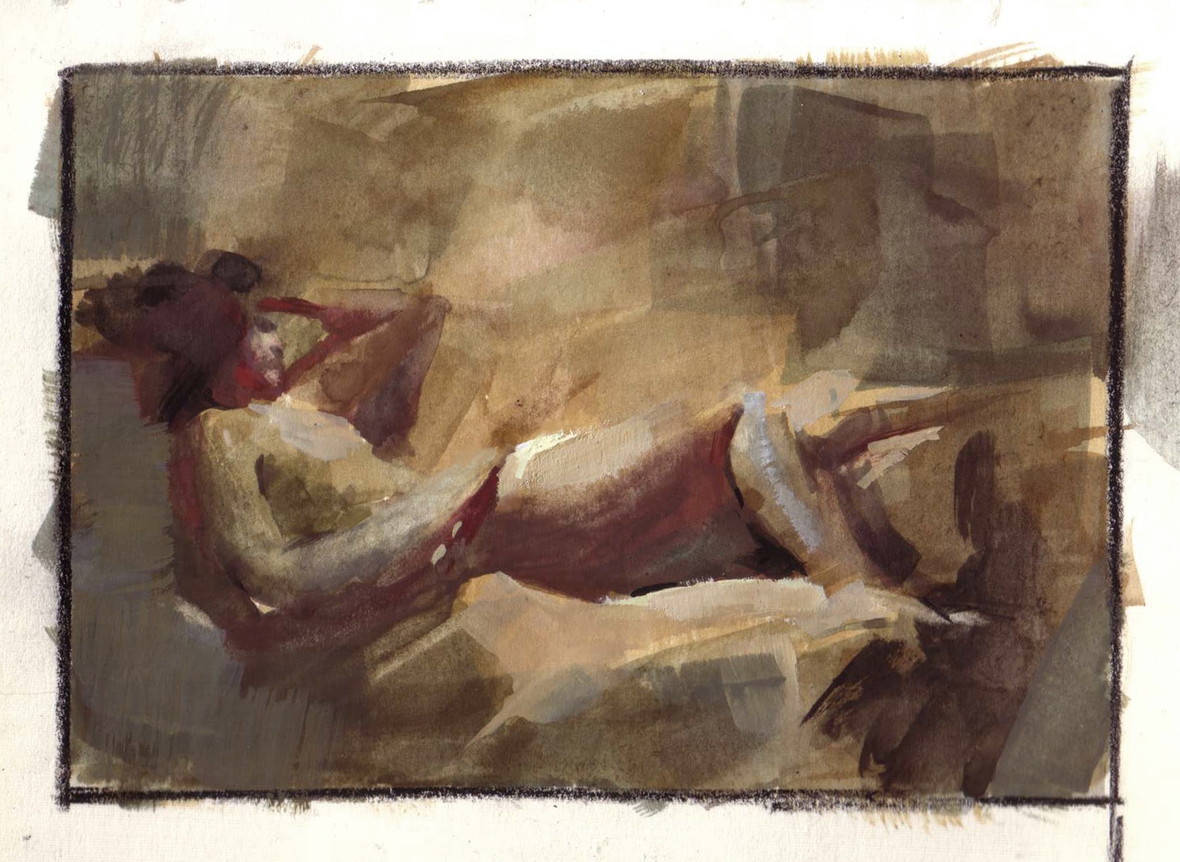 Gouache sketch